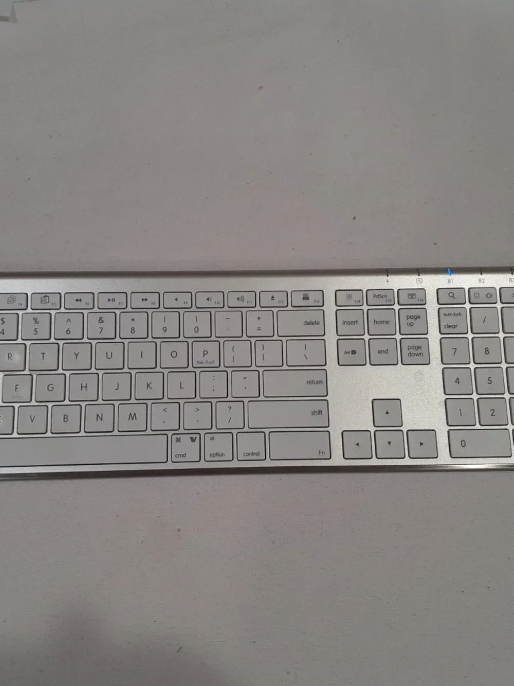Macally wireless Keyboard for Mac - Aluminum Rechargeable Model acebtkeya